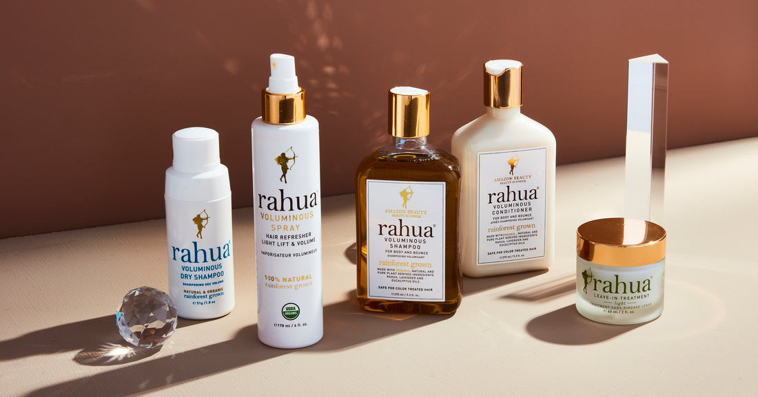 Rahua hair treatment voluminous set with leave in treatment light