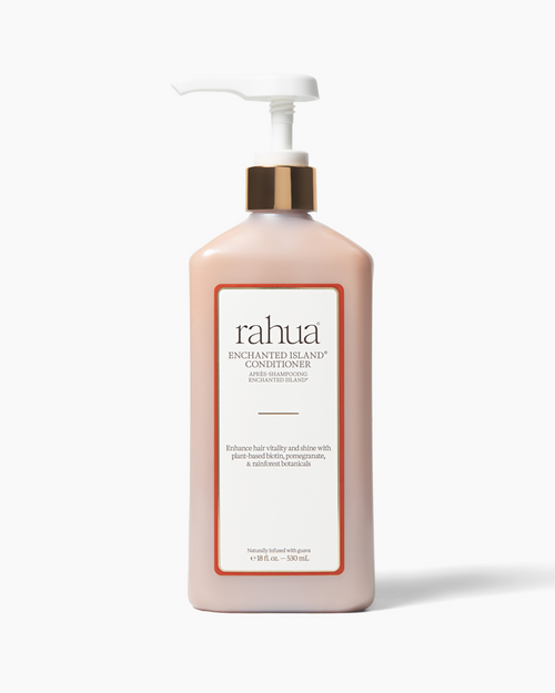 Rahua Enchanted Island conditioner bottle on a white background|variant:18-oz