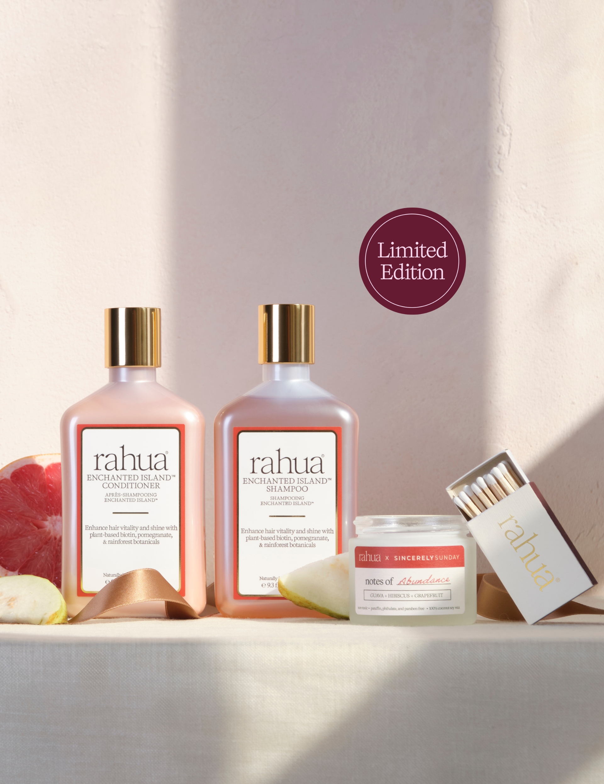 新品未開封　Rahua ラウア シャンプー４本セット　275ml Enchanted Island Candle Holiday Set – rahua.com