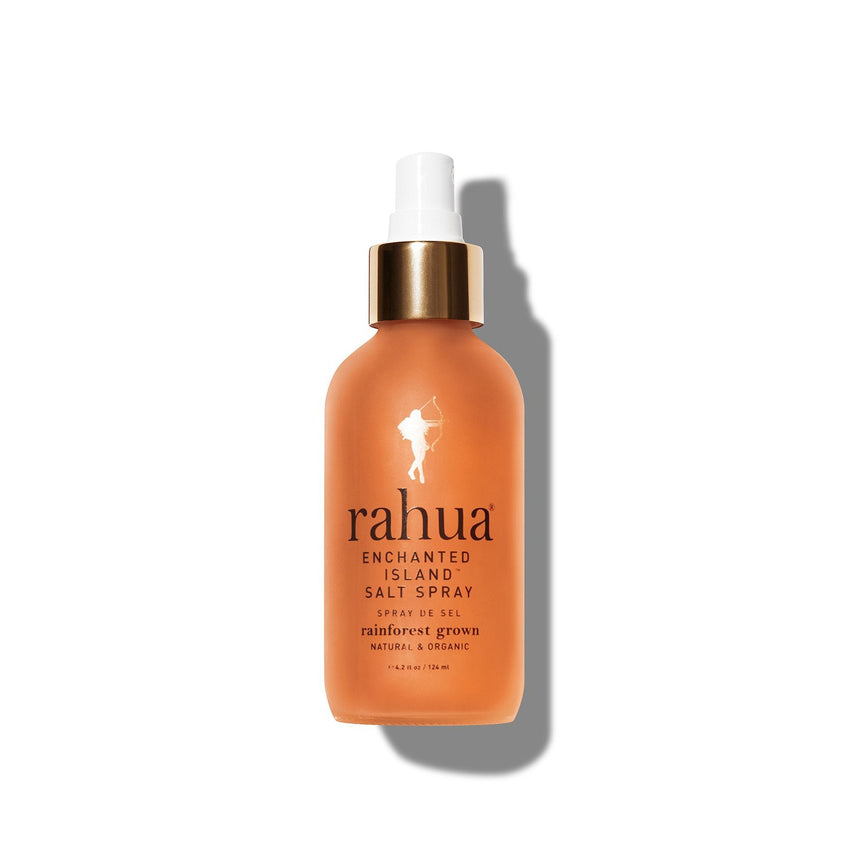 Rahua enchanted island salt spray on a plain white background